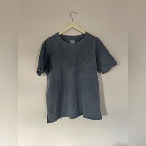 Freenote Cloth 13 oz faded blue tee